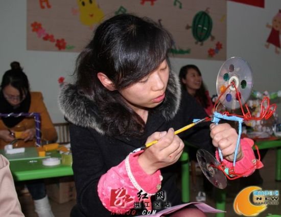 懷化洪江區(qū)幸福幼兒園手工制作大賽精彩紛呈，創(chuàng)意無限